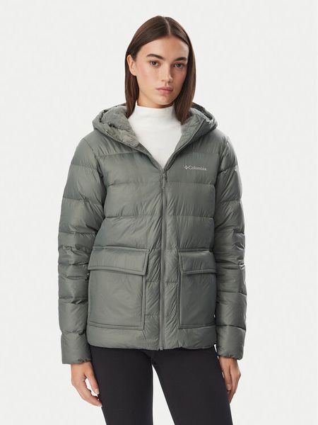 Columbia Kurtka puchowa Harmony Falls™ 2085372 Zielony Regular Fit. Zielone kurtki damskie Columbia, xl, bez wzorów, z puchu, bez kaptura. Za 879.99 zł.