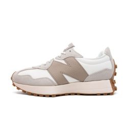 Buty sportowe New Balance 327 damskie - rozmiar 37. Brązowe buty sportowe na co dzień damskie New Balance, bez wzorów, z materiału, trekkingowe. Za 671.99 zł.