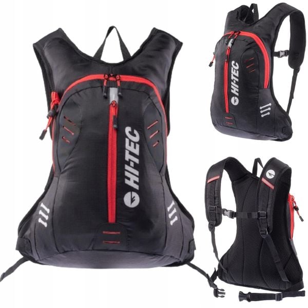 Plecak do biegania HI-TEC IVO. Czarne plecaki męskie Hi-tec, bez wzorów. Za 126.50 zł.