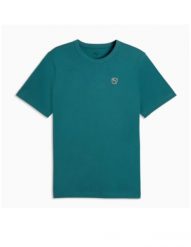 Puma Essentials Elevated, T-Shirt Uomo - Nero, Verde, Beige. Zielone t-shirty męskie Puma, m, bez wzorów, z jersey, bez kołnierzyka. Za 154.00 zł.