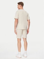 Jack & Jones Komplet t-shirt i spodenki Archive 12297642 Beżowy Relaxed Fit. Brązowe szorty sportowe męskie Jack & Jones, m, z bawełny. Za 149.99 zł.