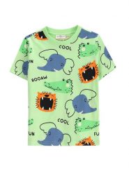Coccodrillo T-Shirt WC5143208VBD Zielony Regular Fit. Zielone t-shirty chłopięce COCCODRILLO, bez wzorów, z bawełny, bez ramiączek. Za 29.99 zł.