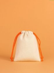 Samimi Worki (10 szt.) w kolorze beżowo-pomarańczowym - 13 x 10 cm rozmiar: onesize. Brązowe shopper bag damskie Samimi, bez wzorów, z bawełny, bez dodatków. Za 91.34 zł.