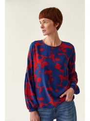 TATUUM Bluzka w kolorze niebieskim rozmiar: 36. Niebieskie bluzki damskie Tatuum, s, bez wzorów, z wiskozy, klasyczne, bez kołnierzyka, bez ramiączek. Za 69.58 zł.