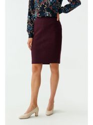 TATUUM Spódnica w kolorze bordowym rozmiar: 34. Czerwone spódniczki damskie Tatuum, bez wzorów, z wełny, z podwyższonym stanem, mini. Za 86.99 zł.