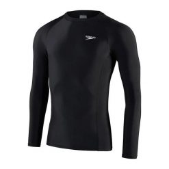Męska Koszulka UV Z Długim Rękawem. Białe koszulki męskie z długim rękawem Speedo, m. Za 198.99 zł.