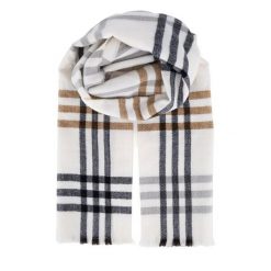 Szalik Jenny Fairy. Brązowe szaliki i kominy damskie Jenny Fairy, bez wzorów. Za 59.99 zł.