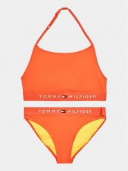 Tommy Hilfiger Strój kąpielowy UG0UG00634 Pomarańczowy. Brązowe stroje kąpielowe dziewczęce Tommy Hilfiger, bez wzorów, z syntetyku. Za 229.99 zł.