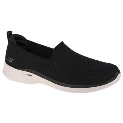 Buty sportowe Sneakersy damskie, Skechers Go Walk 6 - Clear Virtue. Czarne buty sportowe na co dzień damskie Skechers, bez wzorów, trekkingowe. Za 309.99 zł.