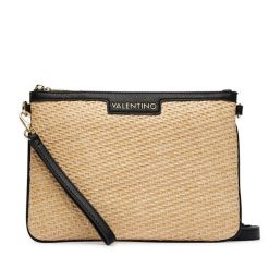 Torebka Valentino. Brązowe listonoszki damskie Valentino, bez wzorów, bez dodatków. Za 399.99 zł.