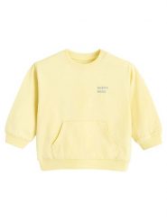 COOL CLUB Bluza w kolorze żółtym rozmiar: 92. Żółte bluzy i bluzki niemowlęce COOL CLUB, bez wzorów, z bawełny, bez ramiączek, bez kaptura. Za 26.99 zł.