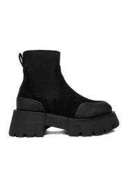 G-Star Raw Sztyblety CEO-WI16-525-05 Czarny. Czarne botki damskie G-Star Raw, ze skóry, retro, bez obcasa, na płaskiej podeszwie, bez zapięcia. Za 439.99 zł.