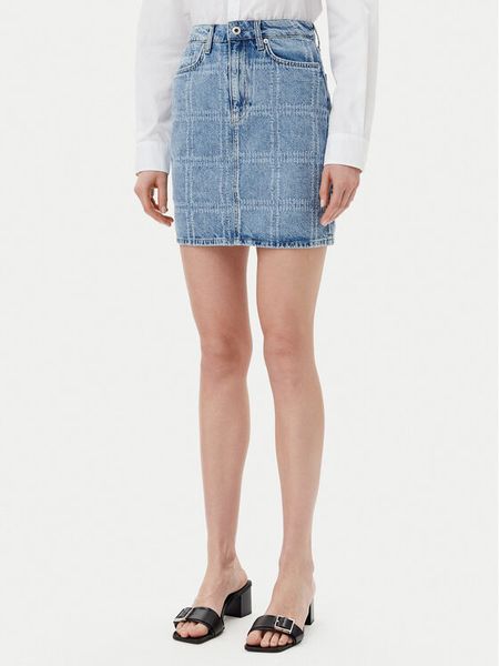 Karl Lagerfeld Jeans Spódnica jeansowa A2W12013 Niebieski Regular Fit. Niebieskie spódniczki damskie Karl Lagerfeld Jeans, m, bez wzorów, z bawełny. Za 449.99 zł.