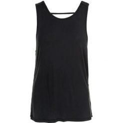 Damski tank top Athlecia Susar. Czarne topy damskie Athlecia, bez wzorów, bez ramiączek. Za 140.50 zł.