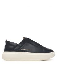 Alexander Smith Sneakersy Wembley Slip-On ASBEWLW-1203 Czarny. Czarne trampki i tenisówki damskie Alexander Smith, bez wzorów, ze skóry. Za 907.99 zł.