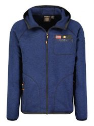 Geographical Norway Kurtka polarowa "Tiparni" w kolorze granatowym rozmiar: S. Niebieskie kurtki męskie Geographical Norway, s, bez wzorów, z polaru, bez kaptura. Za 96.60 zł.