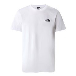 Koszulka sportowa męska The North Face Simple Dome. Białe t-shirty sportowe męskie The North Face, m, z materiału, bez ramiączek, trekkingowe. Za 188.00 zł.