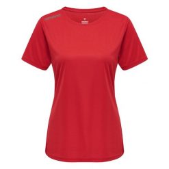 Koszulka damska Newline core functional. Czerwone bluzki sportowe damskie Newline, xs, bez wzorów, bez ramiączek. Za 124.50 zł.
