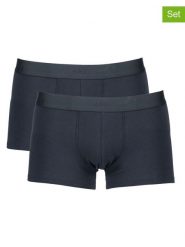 Skiny Bokserki (2 pary) w kolorze granatowym rozmiar: M. Niebieskie bokserki męskie Skiny, bez wzorów. Za 81.95 zł.