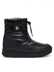 Tommy Hilfiger Śniegowce Loki T3AD-35206-1474 S Czarny. Czarne kozaki dziewczęce Tommy Hilfiger. Za 559.99 zł.