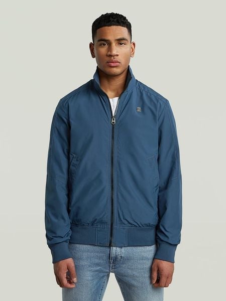 G-Star Kurtka przejściowa w kolorze niebieskim rozmiar: M. Niebieskie kurtki męskie G-Star, m, bez wzorów, retro, bez kaptura. Za 270.39 zł.