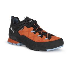 Buty podejściowe męskie AKU M'S ROCK DFS GTX. Brązowe buty trekkingowe męskie Aku, z materiału, bez zapięcia, trekkingowe. Za 886.00 zł.