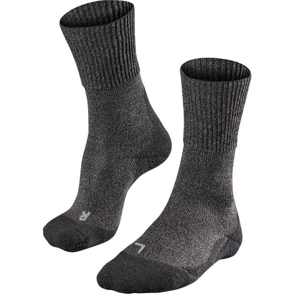 Skarpetki Falke TK1 Wool. Czarne skarpetki męskie Falke, bez wzorów, z materiału. Za 172.00 zł.