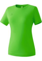 Koszulka T-shirt Teamsports Erima zielona. Zielone t-shirty damskie Erima, m, z aplikacjami, z bawełny, bez kołnierzyka. Za 99.50 zł.