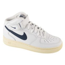 Buty sportowe Sneakersy damskie, Air Force 1 '07 Mid. Białe buty sportowe na co dzień damskie Nike, bez wzorów, trekkingowe, nike air force. Za 529.99 zł.