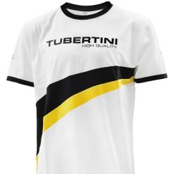 Koszulka Wędkarska Tubertini T-Shirt Neo White. Białe t-shirty męskie TUBERTINI, bez wzorów, bez kołnierzyka. Za 99.99 zł.