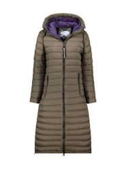 Geographical Norway Płaszcz zimowy "Azule" w kolorze khaki rozmiar: XXL. Brązowe płaszcze damskie Geographical Norway, na zimę, xxl, bez wzorów, z puchu. Za 300.92 zł.