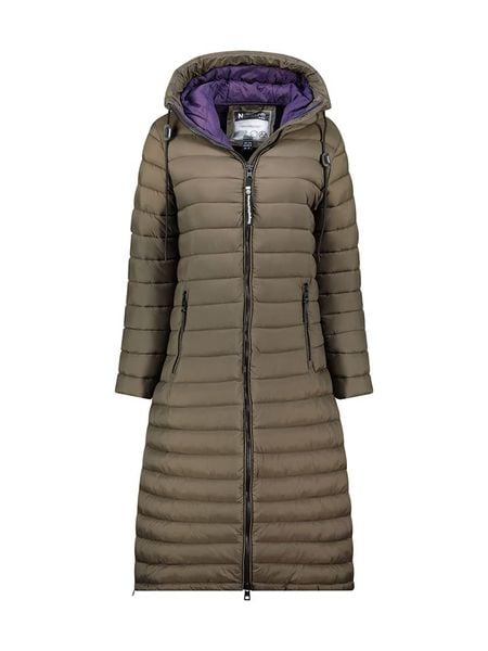 Geographical Norway Płaszcz zimowy "Azule" w kolorze khaki rozmiar: XXL. Brązowe płaszcze damskie Geographical Norway, na zimę, xxl, bez wzorów, z puchu. Za 266.03 zł.