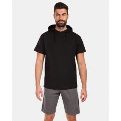 Męska bawełniana bluza z kapturem Kilpi DIAN-M. Czarne bluzy z kapturem męskie Kilpi, l, z bawełny. Za 174.18 zł.