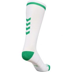 Skarpety sportowe dla dorosłych Hummel Elite Indoor Sock High. Białe skarpetki damskie HUMMEL, bez wzorów. Za 51.00 zł.