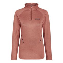 Bluzka zimowa z długim rękawem CEP damska. Brązowe bluzki damskie CEP, m, bez wzorów, z materiału, sportowe, bez kołnierzyka, bez ramiączek. Za 249.00 zł.