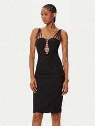 Marciano Guess Sukienka koktajlowa 5RGK72 6869Z Czarny Bodycon Fit. Czarne sukienki damskie Marciano Guess, z aplikacjami, z syntetyku, wizytowe, bez kołnierzyka, bez ramiączek, bodycon. Za 699.99 zł.