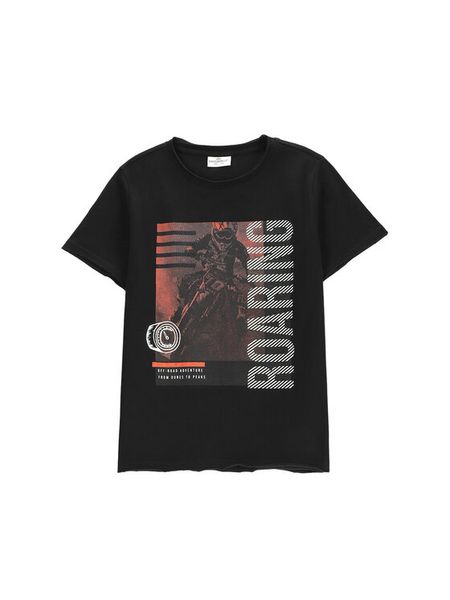 Coccodrillo T-Shirt WC5143205WBJ Czarny Regular Fit. Czarne t-shirty chłopięce COCCODRILLO, bez wzorów, z bawełny, bez ramiączek. Za 29.99 zł.