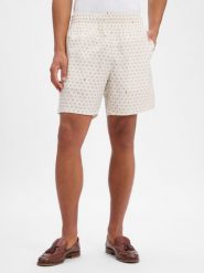 Lacoste Szorty Mężczyźni Bawełna biały, 4. Białe szorty męskie Lacoste, z bawełny, bez kołnierzyka. Za 549.95 zł.