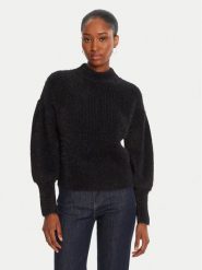 Guess Sweter W4BR25 Z3BH0 Czarny Regular Fit. Czarne swetry klasyczne damskie Guess, s, z syntetyku, bez kołnierzyka. Za 299.99 zł.