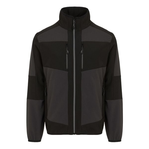 Kurtka Softshellowa Unisex Dla Dorosłych 2 Warstwy. Czarne kurtki męskie Regatta, s, bez wzorów, z elastanu, bez kaptura. Za 229.99 zł.