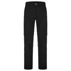 LOAP Urfinn męskie spodnie turystyczne zip-off. Czarne szorty męskie ZOOPLEMENTS, bez wzorów. Za 308.99 zł.
