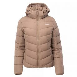 Kurtka pikowana damska zimowa Hi-Tec Lady Safi SP - beżowa, Rozmiar XS. Brązowe kurtki damskie Hi-tec, na zimę, l, bez wzorów, z materiału, bez kaptura. Za 149.99 zł.