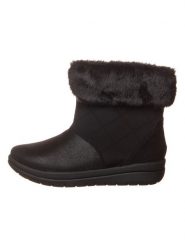 Clarks Botki "Cabrini Reef" w kolorze czarnym rozmiar: 38. Czarne botki damskie Clarks, bez obcasa, bez zapięcia. Za 219.60 zł.