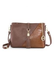 Mia Tomazzi Skórzana torebka "Durazzo" w kolorze brązowym - 23 x 19 x 9 cm rozmiar: onesize. Brązowe torebki klasyczne damskie Mia Tomazzi, bez wzorów, z materiału, bez dodatków. Za 257.31 zł.