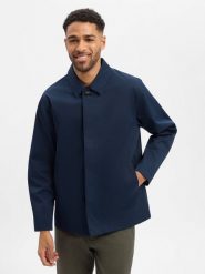 Barbour kurtka funkcjonalna - Rokig-short Mężczyźni Bawełna niebieski, XL. Niebieskie kurtki męskie Barbour, m, bez wzorów, z bawełny, klasyczne, bez kaptura. Za 599.95 zł.