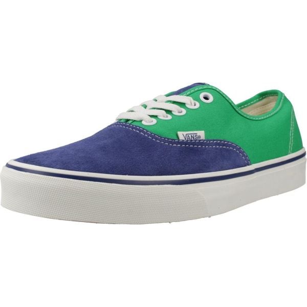 Buty VANS AUTHENTIC Niebieski. Niebieskie buty trekkingowe męskie Vans, ze skóry, bez zapięcia, trekkingowe, Vans Authentic. Za 298.99 zł.