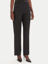 BOSS Spodnie materiałowe Tilda9 50546613 Czarny Straight Fit. Czarne spodnie materiałowe damskie Boss, bez wzorów, z materiału. Za 819.99 zł.
