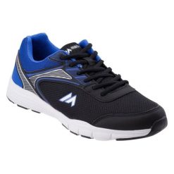 Buty sportowe Martes Lasabi czarno-niebieskie czarne. Czarne buty sportowe na co dzień męskie z gumy, bez zapięcia. Za 169.01 zł.