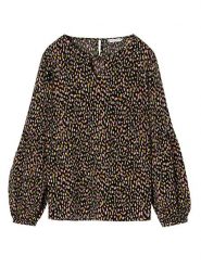 TATUUM Bluzka w kolorze czarnym ze wzorem rozmiar: 40. Czarne bluzki damskie Tatuum, bez wzorów, z wiskozy, bez kołnierzyka, bez ramiączek. Za 96.45 zł.