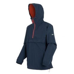 Kurtka turystyczna przeciwdeszczowa męska Tayan wodoodporna. Niebieskie kurtki męskie Regatta, m, bez wzorów, z tkaniny, sportowe, bez kaptura. Za 189.99 zł.